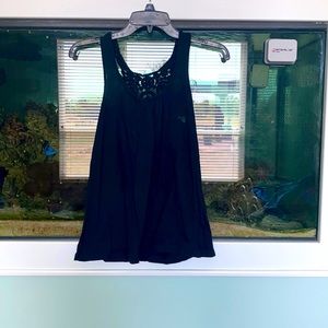 Black tank top